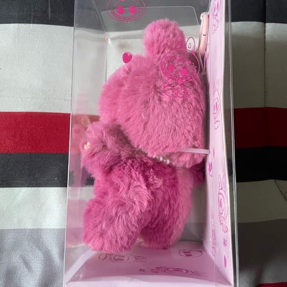 Lafufu Pink Furry Doll with Pearl Necklace - Picture 4 of 5